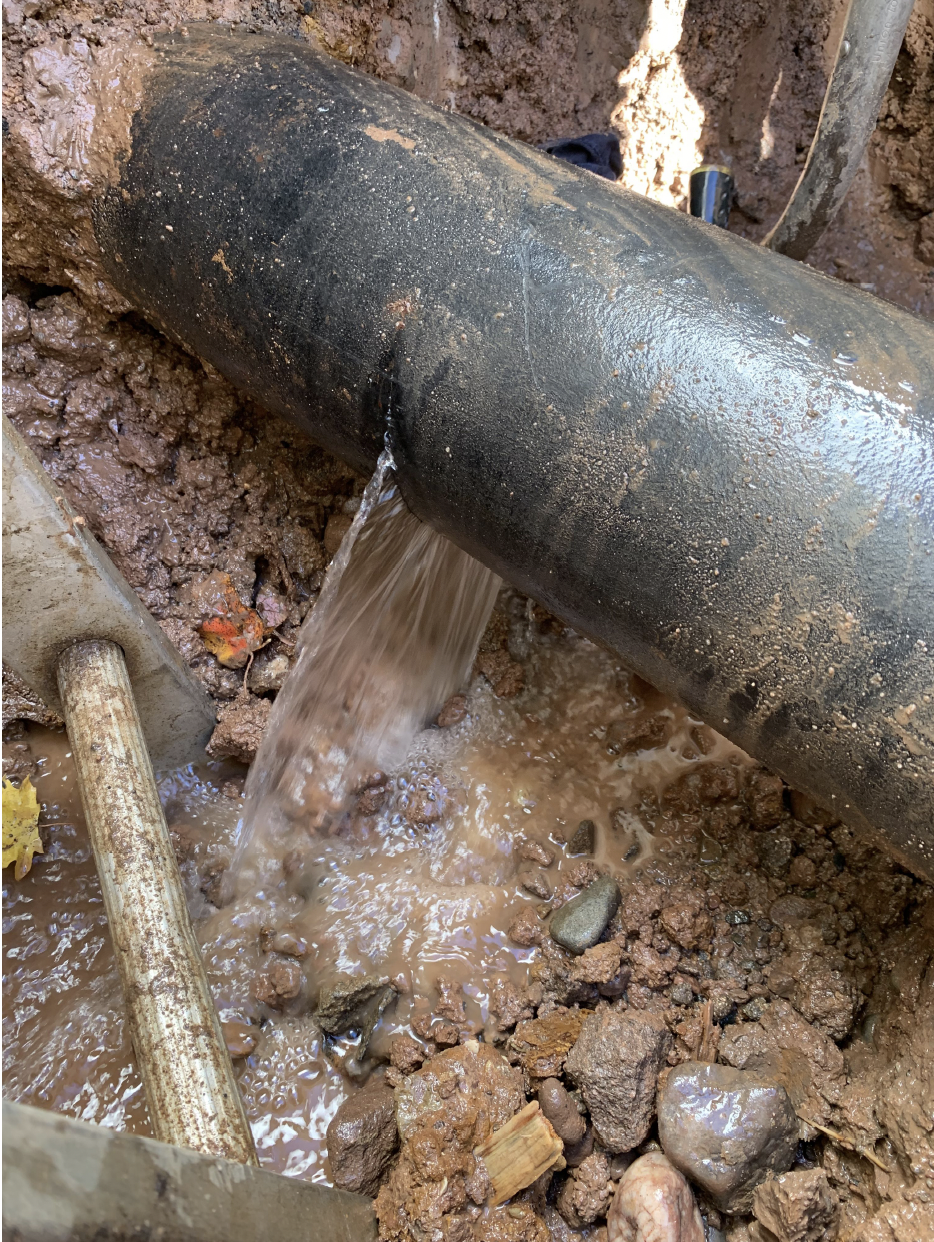 fido tech water pipe leak